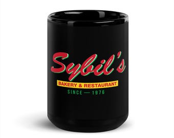 Sybil's Black Glossy Mug- West Indian Guyana