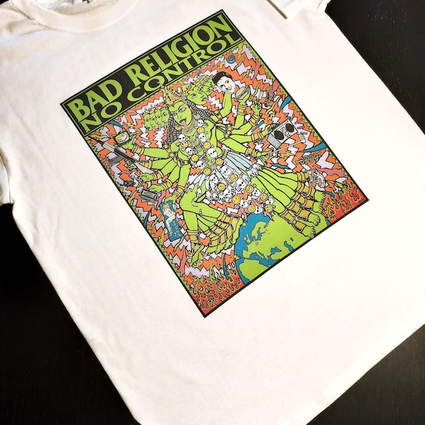 Bad Religion No Control Tour album unisex t shirt