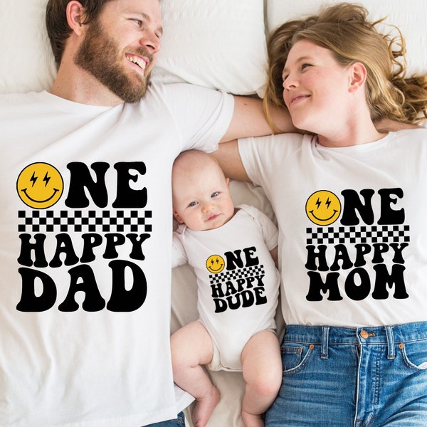 One Happy Dude Matching Birthday Shirt, 1st Birthday Shirt, Matching Family Birthday Shirt, Birthday Party, Birthday Shirt, Birthday Gift