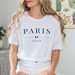 Paris France Shirt: Souvenir Travel Gift image 1