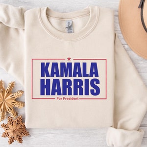 Kamala Harris 2024 Sweatshirt, Madam President Sweatshirt, Kamala Sweater, Kamala Rally Sweater, Kamala for President, Kamala For The People