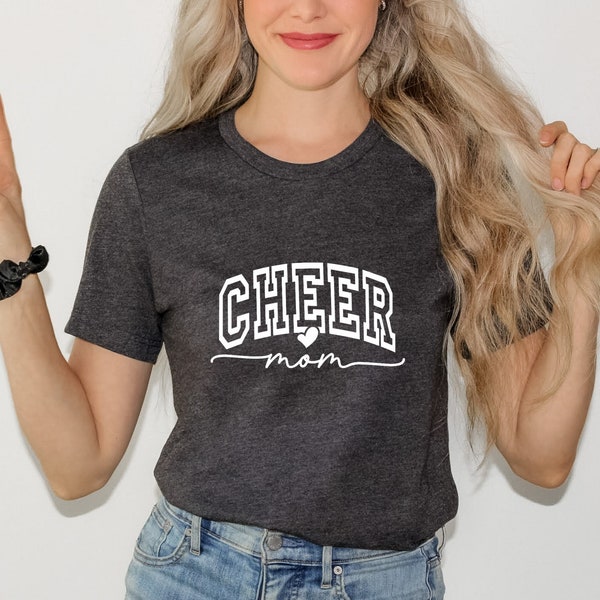 Cheer Mom Shirt, Cheer Mom Gift, Cheer Mama Shirt, Cute Cheer Mom Shirt, Cheerleader Shirt, Sports Mom, Gift For Cheer Mom, Mom Gift