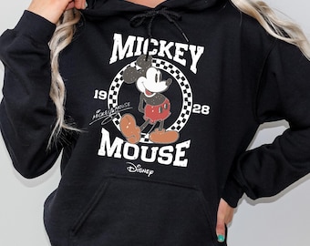 Retro Mickey Mouse Hoodie, Vintage Mickey Hoodie, Disney Vacation Hoodie, Mickey Hoodie, Classic Mickey Hoodie, Disney Trip Hoodie