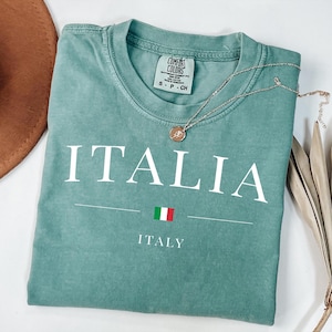 Italia Italy Comfort Colors Shirt, Italy Shirt, Italy Lover Gift, Souvenir Shirt, Italian Gift, Italy Trip Shirt, Italy Vacation Shirt