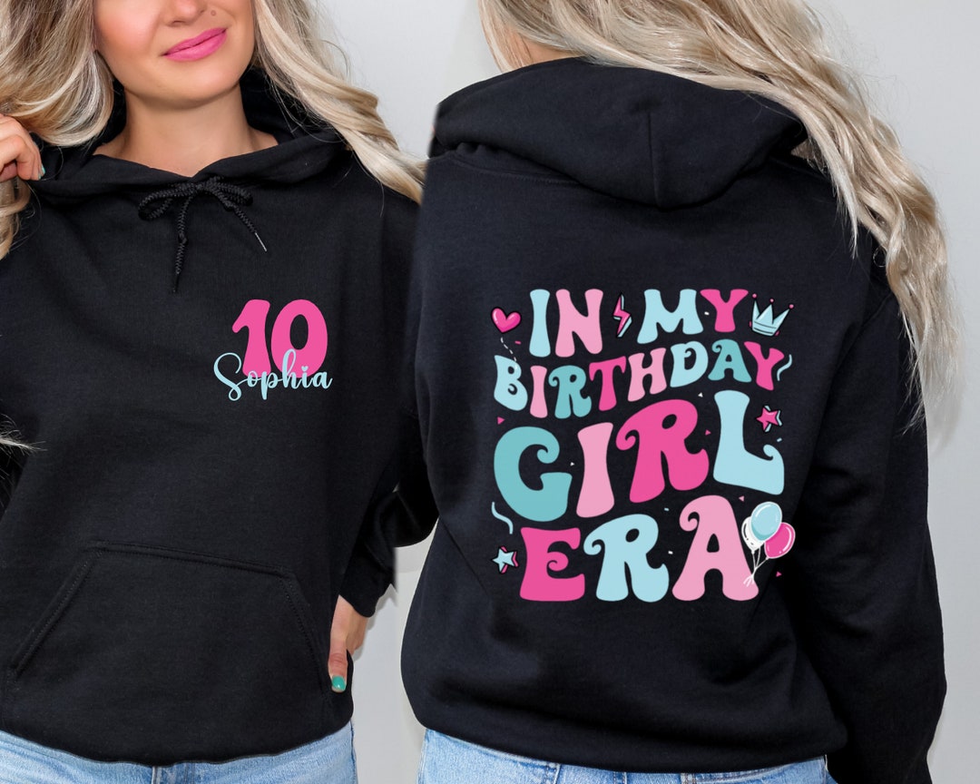 Pattern Print Birthday Men Women Pullover Hoodie