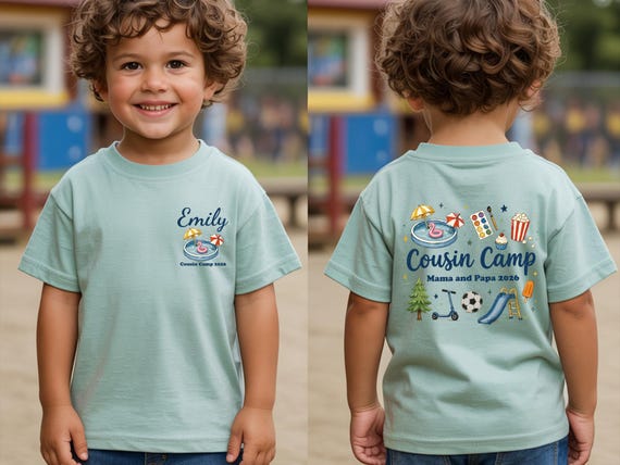 Custom Summer T Shirt Family Reunion Camping Apparel Grandkids Gift Idea