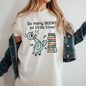 Pigeon Teacher Shirt: Funny Book Lover Gift