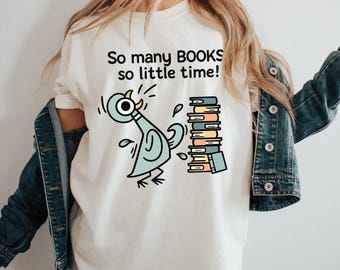 Pigeon Teacher Shirt: Funny Book Lover Gift