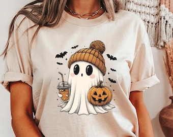 Halloween Ghost Shirt, Cute Ghost Shirt, Womens Halloween Shirt, Funny Ghost Shirt, Cute Fall Shirt, Spooky Season Shirt, Halloween Gift