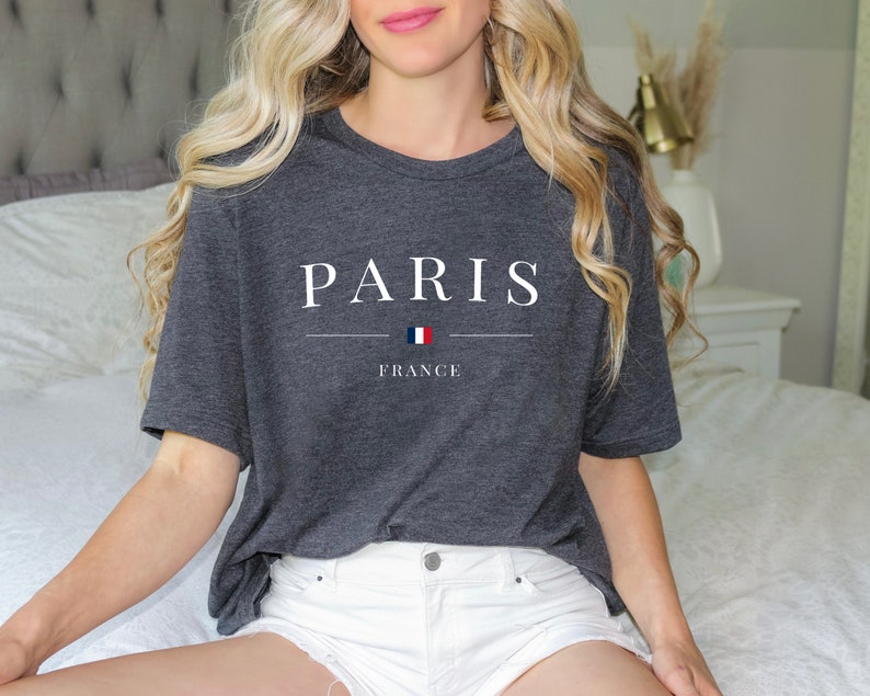 Paris France Shirt: Souvenir Travel Gift image 3