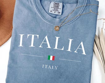 Comfort Colors Italy Shirt: Souvenir Gift, Italian Vacation Tee
