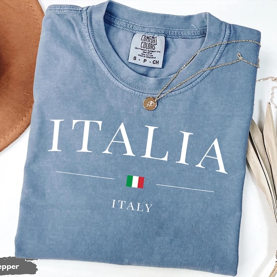 Comfort Colors Italy Shirt: Souvenir Gift, Italian Vacation Tee