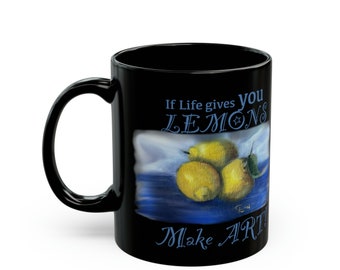 Life giving you Lemons, inspirational Mug Ships from UK.