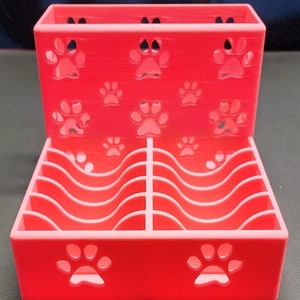 Grooming Caddy with Blade Holder, Grooming Case, Pet grooming, Dog Grooming, Table caddy, Groomer, Blade case