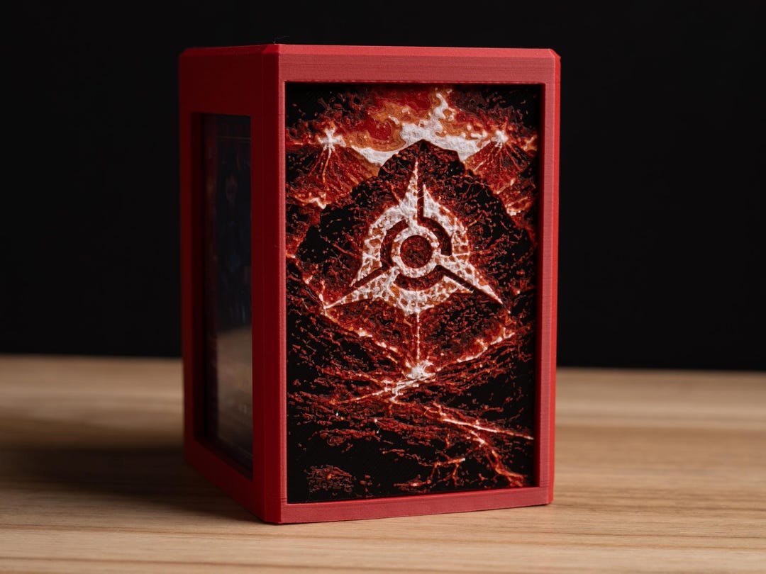Riftbound Rune Deck Box - Fury - Etsy