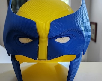 3D Printed Wolverine Mask: Comic Cosplay Helmet Costume