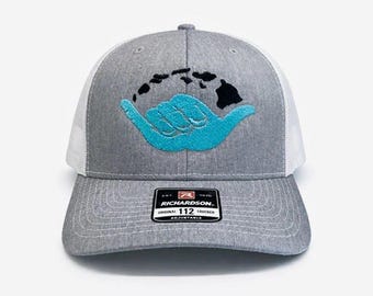 Hawaiian Islands Hang Loose Trucker Hat