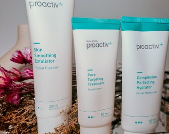 Proactiv+ Tratamiento avanzado para el acné en 3 pasos: kit completo para el cuidado de la piel con acné