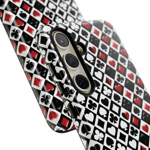 Card Suit Pattern Tough Cases Pixel, Galaxy, iPhone
