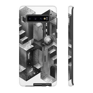 MC Escher Tough Phone Cases pixel, galaxy, iPhone