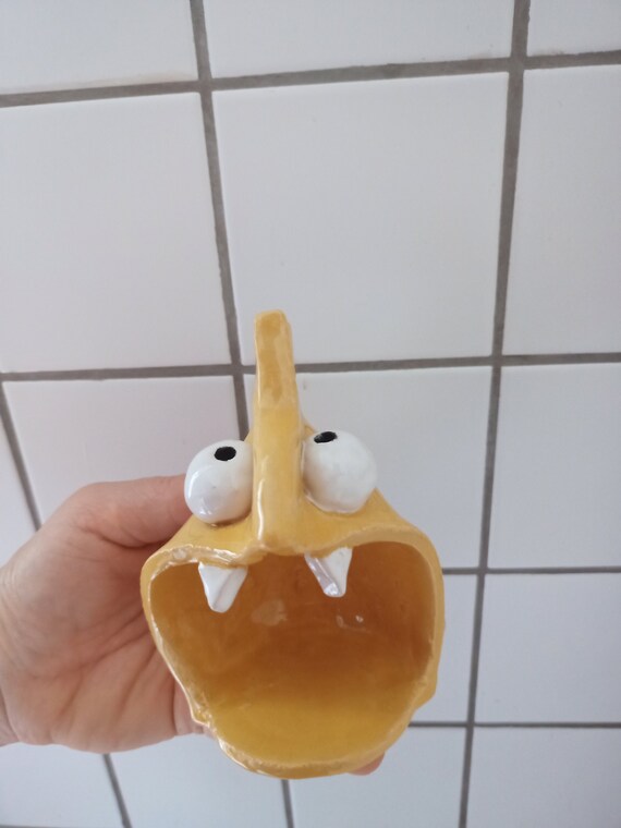 Spoon Monster Spoon Holder Coaster Kitchen Gift Ceramic Serving Plate Handmade in Germany