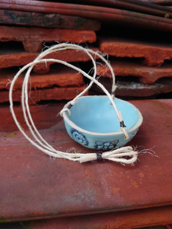 Feeding bowl, bird bath, bowl, garden, garden decoration, insect potion, handmade in Germany