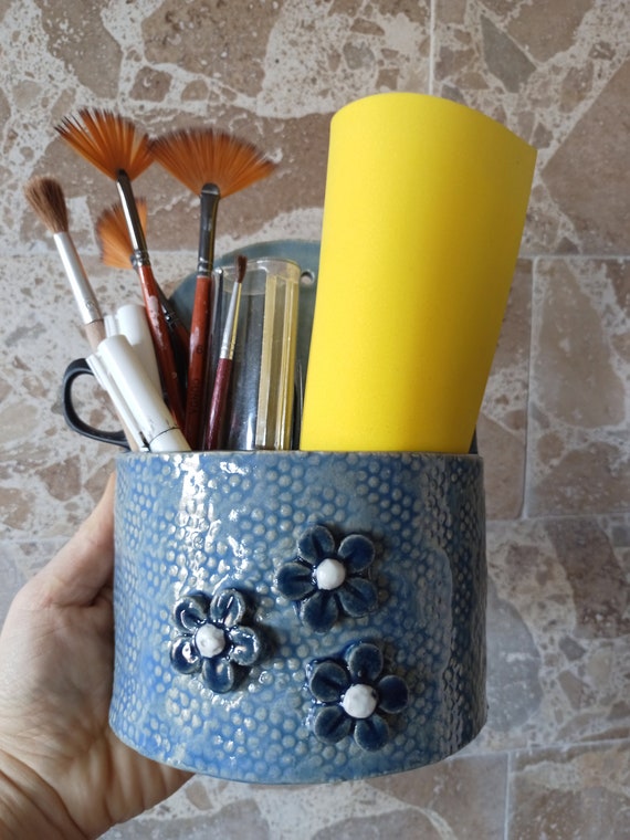 Wall vase, ceramic, ceramic container, garden decoration, home decoration