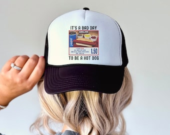 Costco Hot Dog Hat to Match Your Costco Hot Dog Shirt Fathers Day Gift For Him Hotdog Funny Birthday Gifts For Her Bad Day to Be a Hotdog