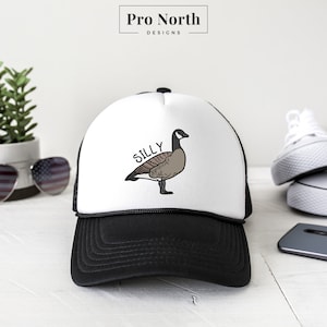 Silly Goose Hat Funny Trucker Hat Cute Funny Gift Mothers Day Gift Hilarious Baseball Cap Gift For Her Cute Goose Animal Hat Gift For Her
