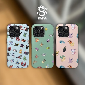 Cute Magical Creatures High Quality Phone Case | Silly Creatures Resistant Case | iPhone 16 15 14 13 12 Pro Max Plus Mini