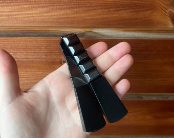 Flip rosary chotki hematite stone beads - chetki - fidget toy