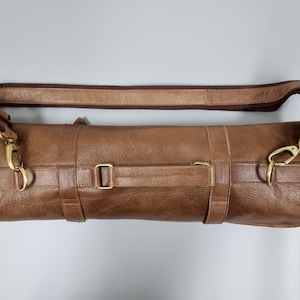 Premium Handmade Leather Knife Roll – Chef&#39;s Knife Roll Bag