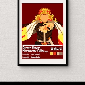 Demon Slayer: Kimetsu no Yaiba Digital Download Anime Wall Art