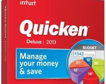 Quicken 2013 Deluxe Retail - Windows XP / Vista / 7 / 8 / 10 / 11