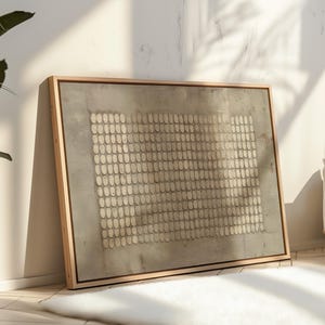 Canvastavla: Neutral abstrakt design - alternativ för flytande träram