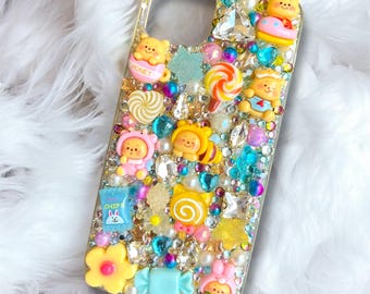 Funda para iPhone 14+ de Winnie the Pooh a precio especial por liquidación – Funda para teléfono con decoración kawaii