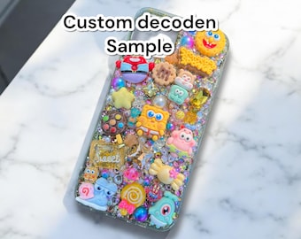 Individuell gestaltete Decoden-Handyhülle – Kawaii-Deko-Hülle im Junk-Style (für jedes Handymodell)