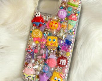 Custodia per iPhone 15•14•13 mostro giallo