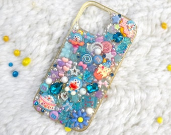 Custodia per iPhone 15•14•13 Doraemon Prezzo Speciale Vendita Overstock – Custodia per telefono Kawaii Deco