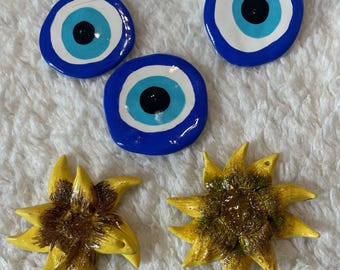 Incense Holder- Evil Eye or Sunflower