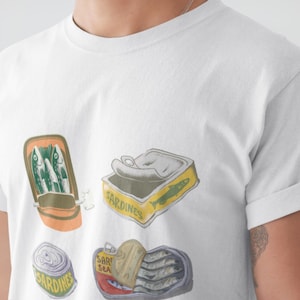 Sardines comfort colors, comfort colors shirt, Sardines Tshirt, Canned Fish Shirt, Fisherman Aesthetic, Tin Fish, Can Fish, Sardine Shirt