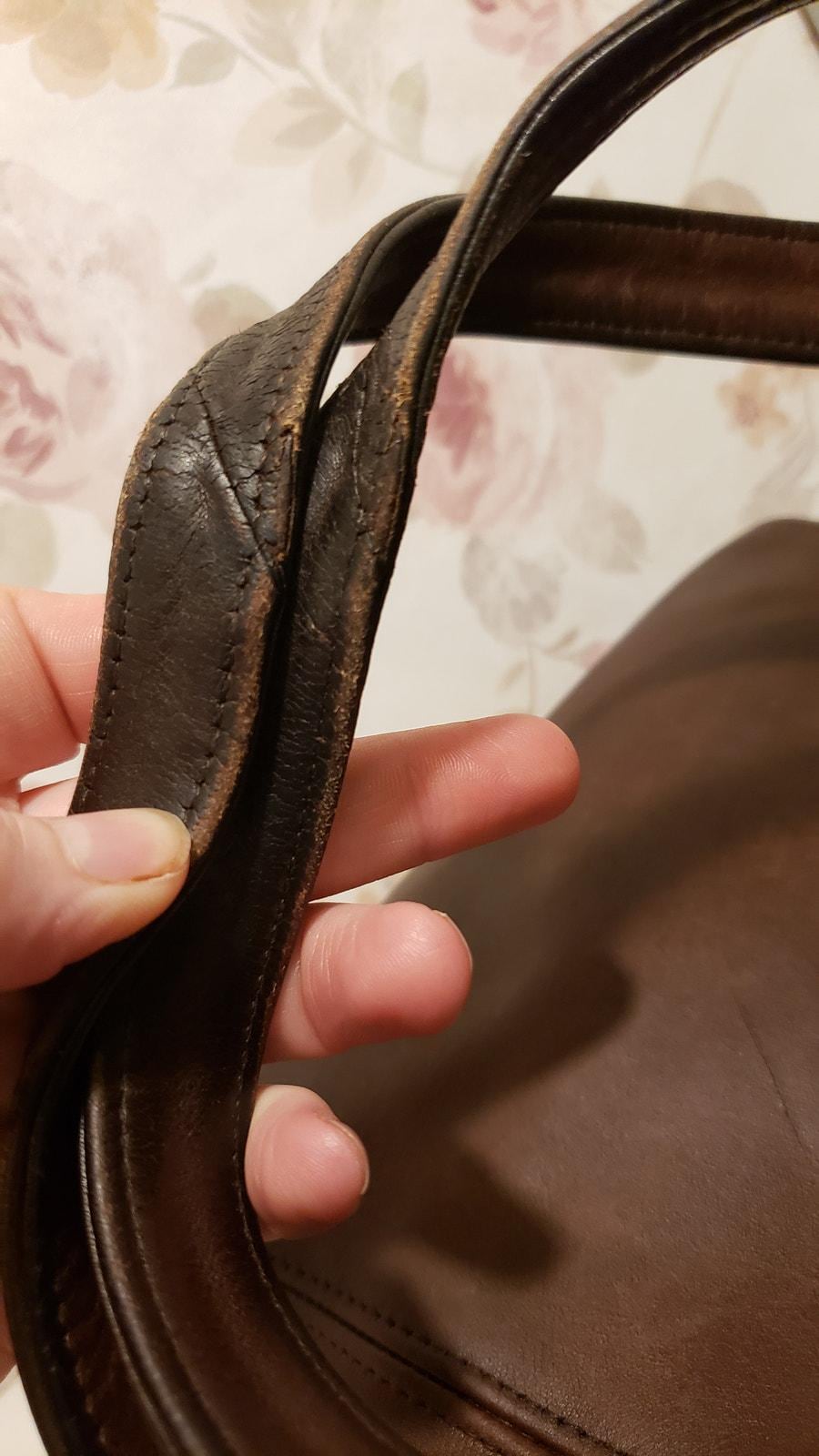 Vintage COACH Y2K Lexington Bucket Mahogany Brown Leather Shoulder