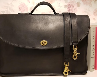 バッグ Vintage COACH Metropolitan Briefcase 90s Vintage Coach Metropolitan Briefcase Black 1990s - Etsy