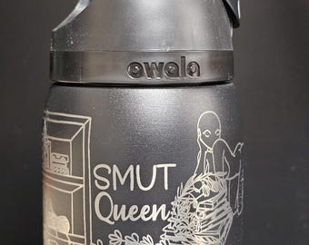 Smut Queen Owala Wasserflasche, Romance Book Tumbler