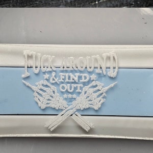 F*ck around and find out - Becherdeckel für eine Branded-Trinkflasche - Achtung: Vorsicht! Passt allerdings nur der H20
