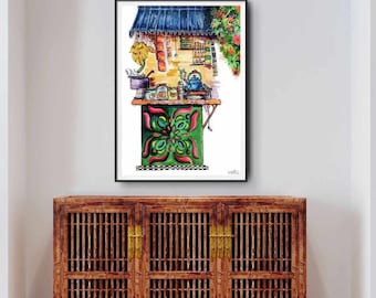 Tong Adda : The Tea Stall | Bangladesh | Wall Art