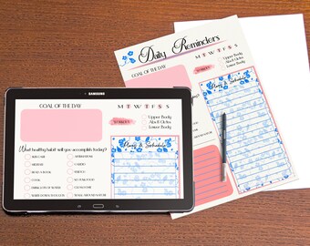 Daily to Do List Printable, Instant Download, Minimal Productivity ...