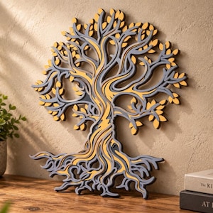 3D Tree of Life Layered SVG, Laser Cut Files