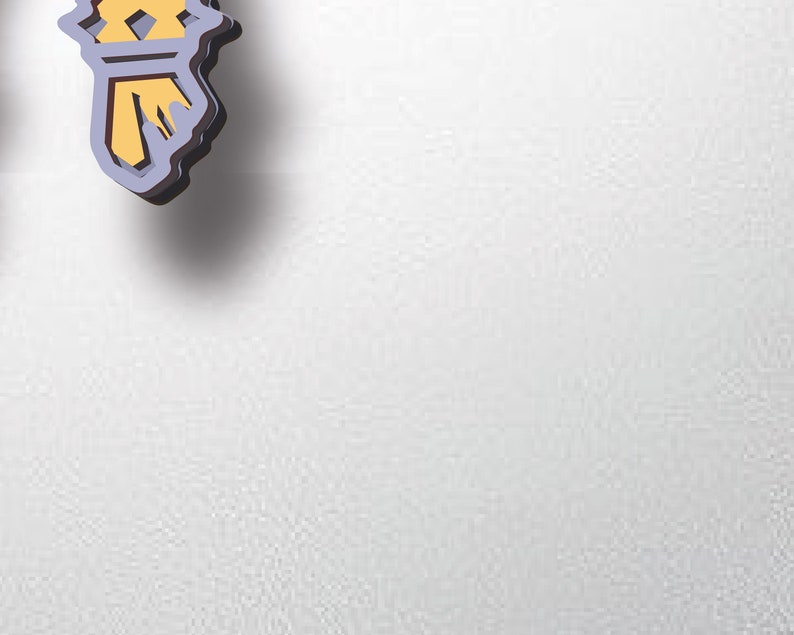 May include: A white textured background with a yellow and blue 3D crown icon in the top left corner.