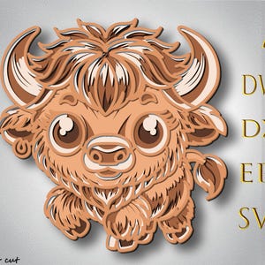 Multilayer SVG,Laser Cut,Paper Cut File,CNC,3D Mandala,Plywood Cutting